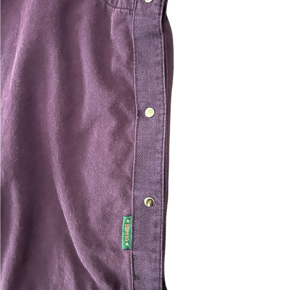 Gene Ewing vintage purple tank with side buttons - Picture 3 of 4